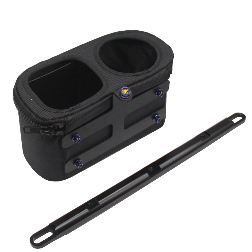 

Motorcycle Front Handlebar Crossbar Storage Bag Cup Holder