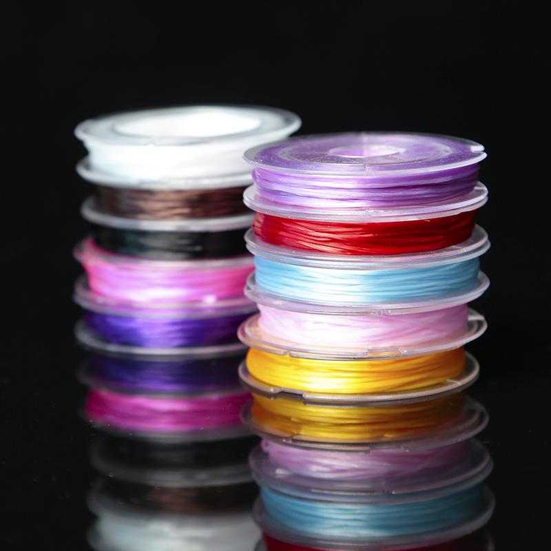 Elastic Crystal Beading Cord for DIY Handmade Buddhist Bead Bracelets