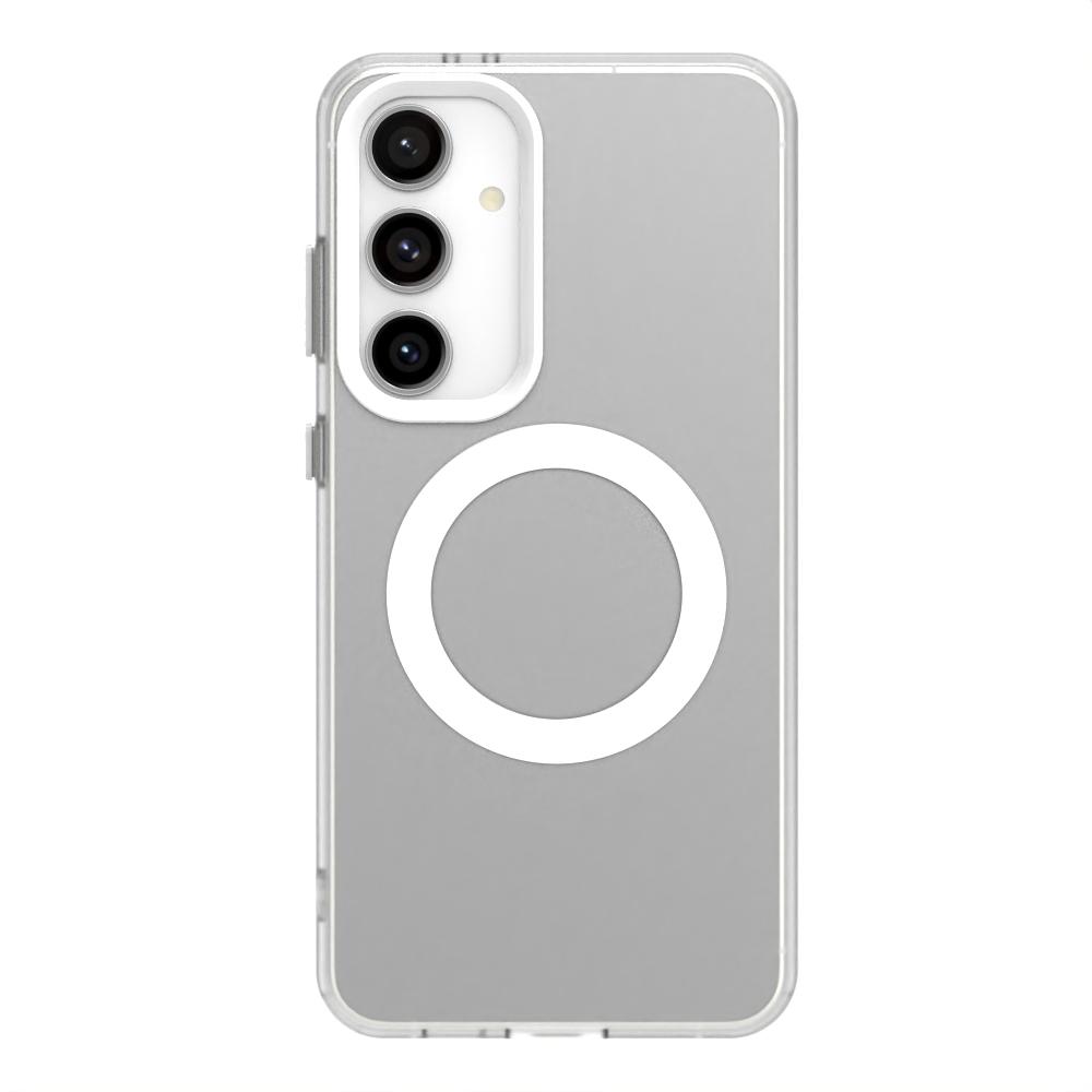 Candy Series For Samsung Galaxy S23 FE Magnetic Case PC+TPU+PET Anti-Drop Phone Cover