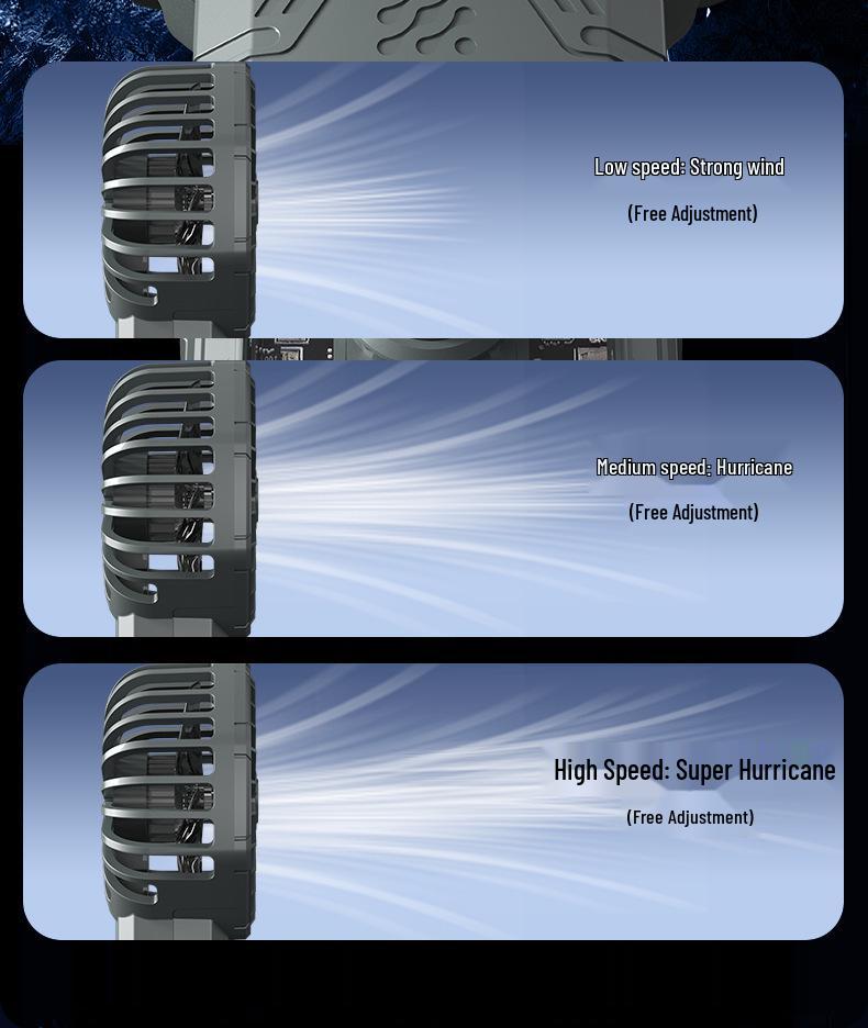 Pineapple-kun High-Speed Brushless Turbo Fan - Super Strong 6-Channel Boost