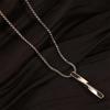 Creative Zinc Zinc Alloy Boys Punk Men Spiral Necklace Pendant Necklace Fashion Jewelry Clavicle Chain