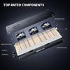 DC2000 LED Grow Light Full Spectrum for Indoor Plants with Veg Bloom Switches Quiet Cooling Fan Suitable for Seedling Veg Bloom