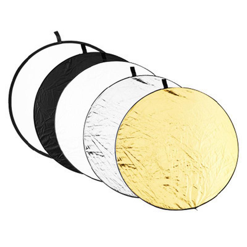 60x60cm 5 In 1 Multi Disc Photography Studio Photo Oval Collapsible Light Reflector Handhold Portable Photo Disc