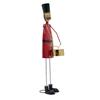 Red Metal Nutcracker Drummer 57cm