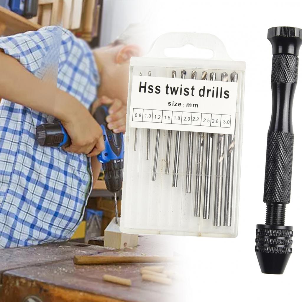 Vynikající ruční vrtačka lehká lipová olivová malá