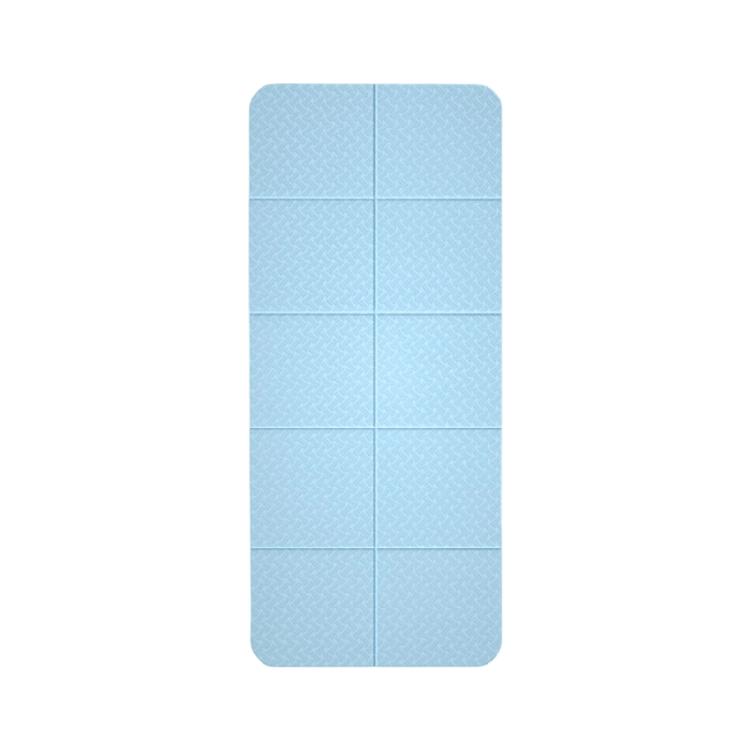 Foldable Travel Yoga Mat Lightweight Gym Mat Fitness Training Pilates Exercise Mat In/Outdoor Workout Yoga Mat for Women