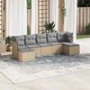 VidaXL Garden Lounge Set with Cushions 7 Pcs, Sofas with Adjustable Feet, Outdoor Furniture Set Patio Terrace, 3218032