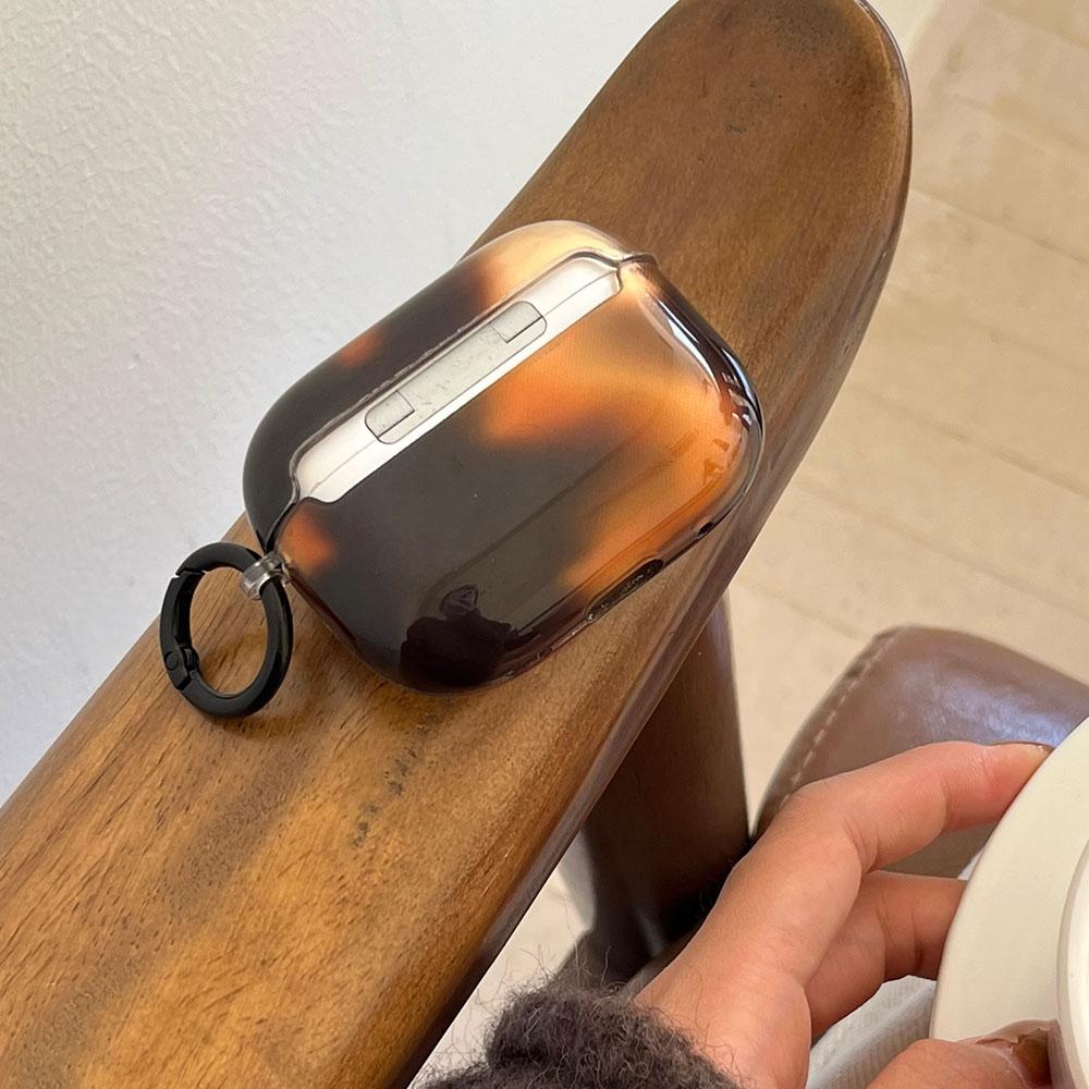 Retro Ink Wash Amber Wireless Bluetooth Earphone Case For Apple AirPods 4 New Protective Shell For AirPods 1 2 3 Pro2