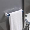 Punch Free Bathroom Towel Storage Rack Toilet Towel Storage Rack Wall-Mounted Bathroom Kitchen Hook