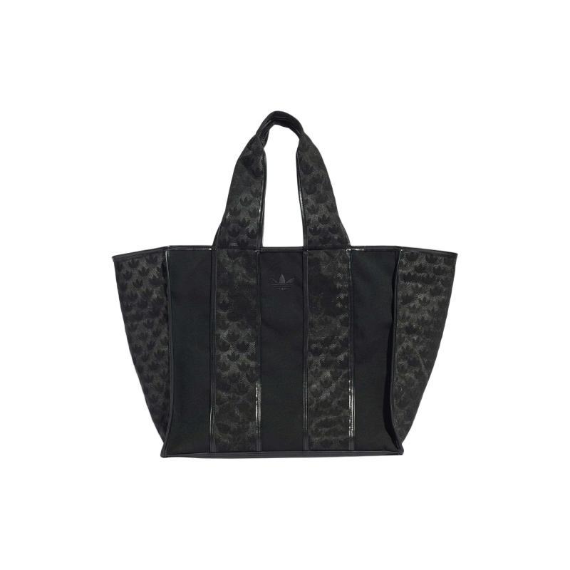 

Adidas Оригинальная полиуретановая сумка-тоут, сумка для покупок, сумка на плечо, дамская сумочка, обычная, женская, черная, Adidas IT7373 чёрный