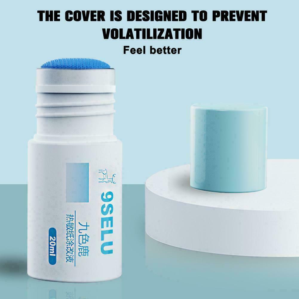 3PCS Thermal Paper Correction Fluid with Unboxing Knife,Data Protection Fluid Privacy Protection Parcel Opener for Personal Information Blackout,Package ID Blockout,Theft Protection.