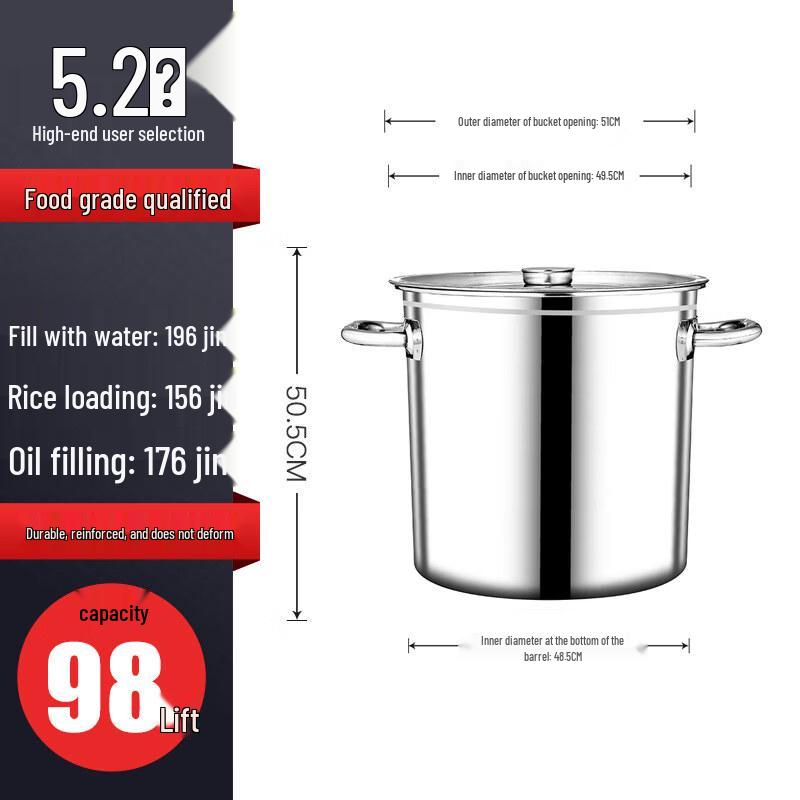 Heavy-Duty Stainless Steel Stockpot