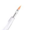 Beauty Portable Crystal Handle Flexible Lipstick  Applicator Lip Brushes