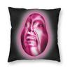 Red Orbs Square Pillowcase Polyester Linen Velvet Printed Zip Decor Throw Pillow Case Sofa Cushion Cover