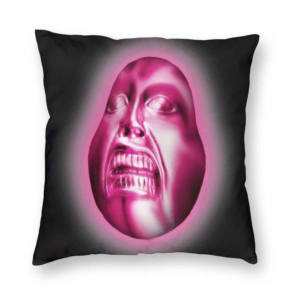 Red Orbs Square Pillowcase Polyester Linen Velvet Printed Zip Decor Throw Pillow Case Sofa Cushion Cover