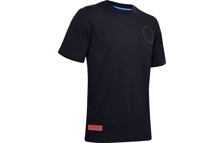 Under Armour T Shirt Unisex Black 1359713-001 M
