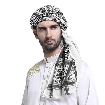 Bao Core Islamic Lightweight Arab Costume Indian Black (Baoxinjp) Turban, Fashionable, Headband, Thin, Headband, Cosplay, Bandana, 140140cm,