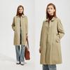 Women's Lapel Mid-Length Trench Coat