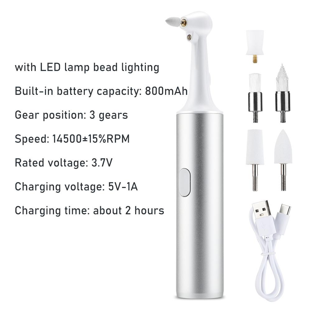 Электрический зубной скейлер для удаления зубного камня, пятен и налета, очиститель, зубной полировщик, удаление зубного камня, отбеливание зубов, зубная щетка