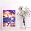DIY Diamond Painting Horse Running By The Sea Cross Stitch Kit Mosaic Art Diamond Painting Full Circle/Square Diamond Home Decoration