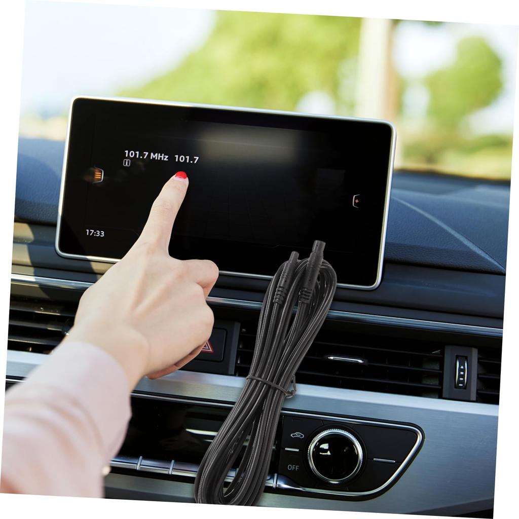 HOMSFOU Back Camera Extension Cord 5 Pin Dash Cam Car