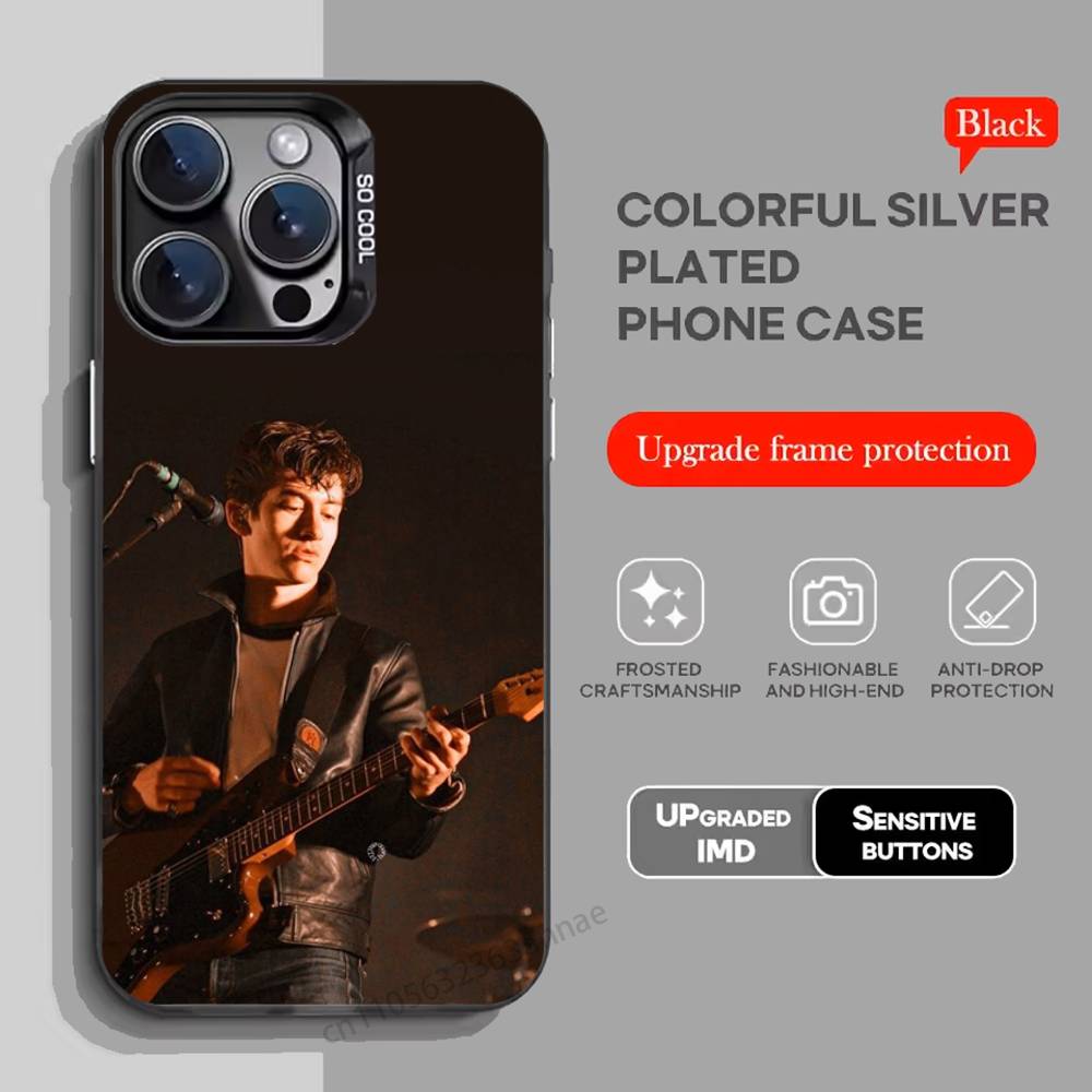 Fashion Arctic Monkeys Phone Case for iPhone 15 16 Pro Max  Air SE 11 13 Pro 14 Plus 12 11Pro 15Pro Max 16e Cover