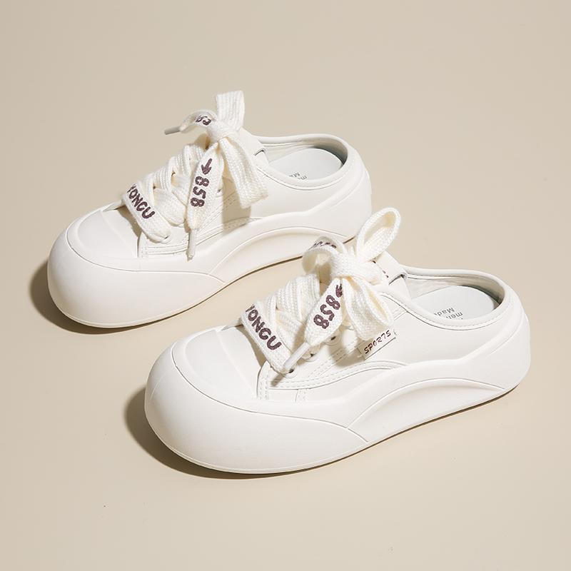 Mode CRLAYDK Klassiska Damsneakers Bekväma Mules Slip On Casual Plattformskor Backless Skor Gångskor Damer Slides