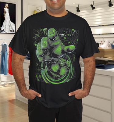New York City Der Unglaubliche Hulk Smash Motion Graphic T-Shirt