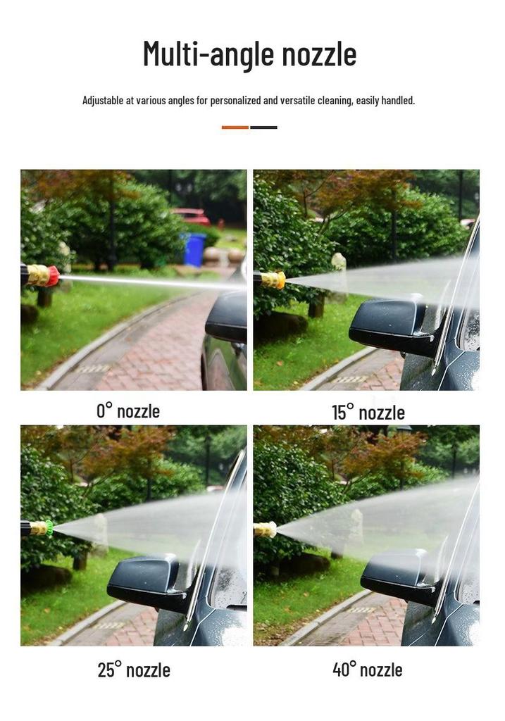 1200kg High-Pressure Car Washer with Powerful Water Pump and Brush