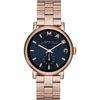 Marc by Marc Jacobs Baker Navy Dial Rose Gold-tone Steel Women's Watch MBM3330
