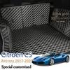 Leather Car Trunk Mat For Citroen C5 Aircross 2018- Cargo Liner Accessories Interior Boot