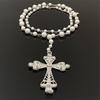 Retro Round Resin Necklace: Versatile, Fashionable High-End Clavicle Chain for Women