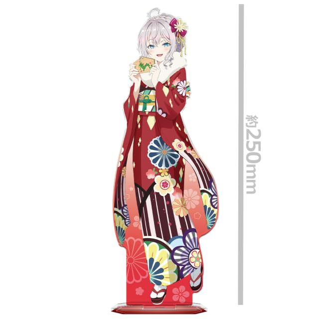 The Girl Next Door Who Sometimes Whispers In Big Acrylic Character Stand Alyah Kimono Alyah, Russian, Long-Sleeved Ver.
