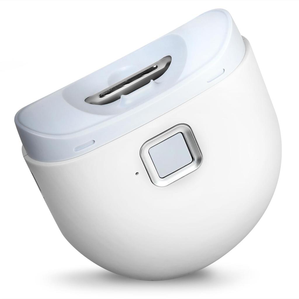 Peak Inherit Electric Nail Nail 2 LED Rechargeable Easy Prevents Ingrown Nails Clippers, Care, Speeds, Light, Type-C Battery, Operation, Lightweight,
