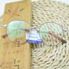 Non-Magnetic Titanium Wide-Rim Retro Eyeglass Frames, Unisex Full-Rim for Nearsighted Glasses, Ideal for Large Faces and Students