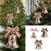 250th Anniversary Metal Bell Decoration Christmas Tree Bell Ornament For Holiday Tree Mantels Festival Home Decorations