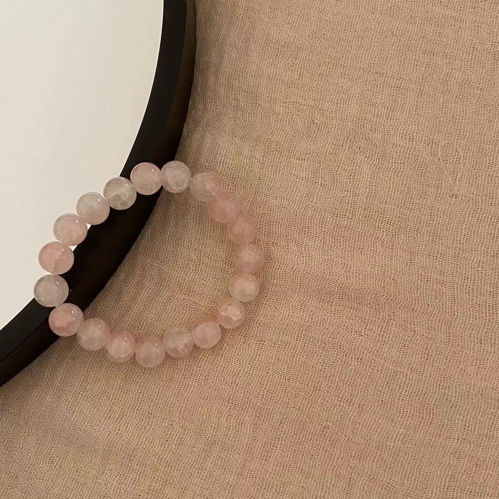 Glass Beaded Bracelet With Gradient Colors For Women Summer Fashion Gift For Friends