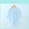 Infant Long Sleeve Onepiece Bodysuit Made Of Pure Cotton For Newborn Comfort