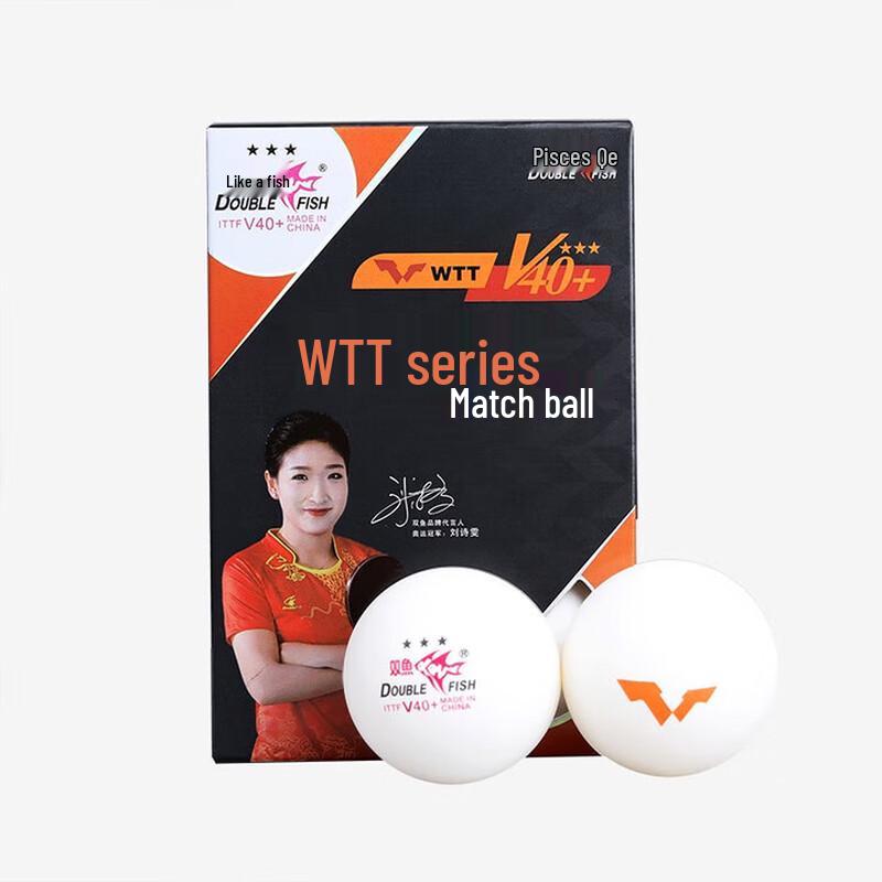 Palline da Ping Pong WTT 3 Stelle Double Fish