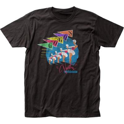 The Go-Gos Vacation Skiiers Mens T Shirt Rock And Roll Classic Tee New Black