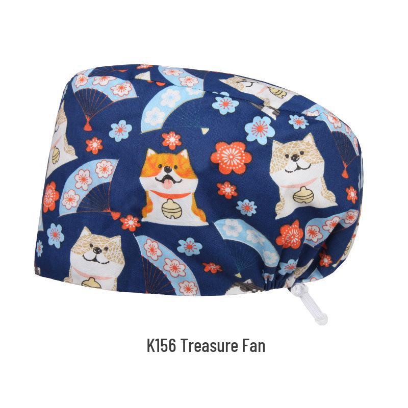 Oddychający Czysta Bawełna Czepek Chirurgiczny dla Lekarzy i Pielęgniarek