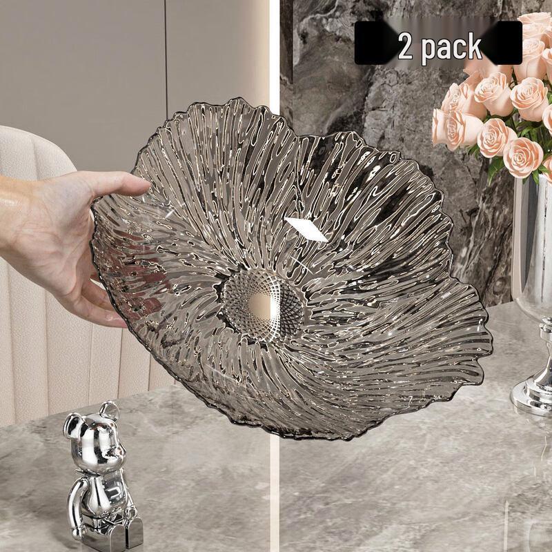 Light Luxury Silicone Draining Fruit Plate