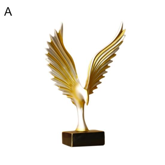 Bird Wing Statue Resin Figurine Sculpture Garden Office Home Desktop Decoration Sale Goods
