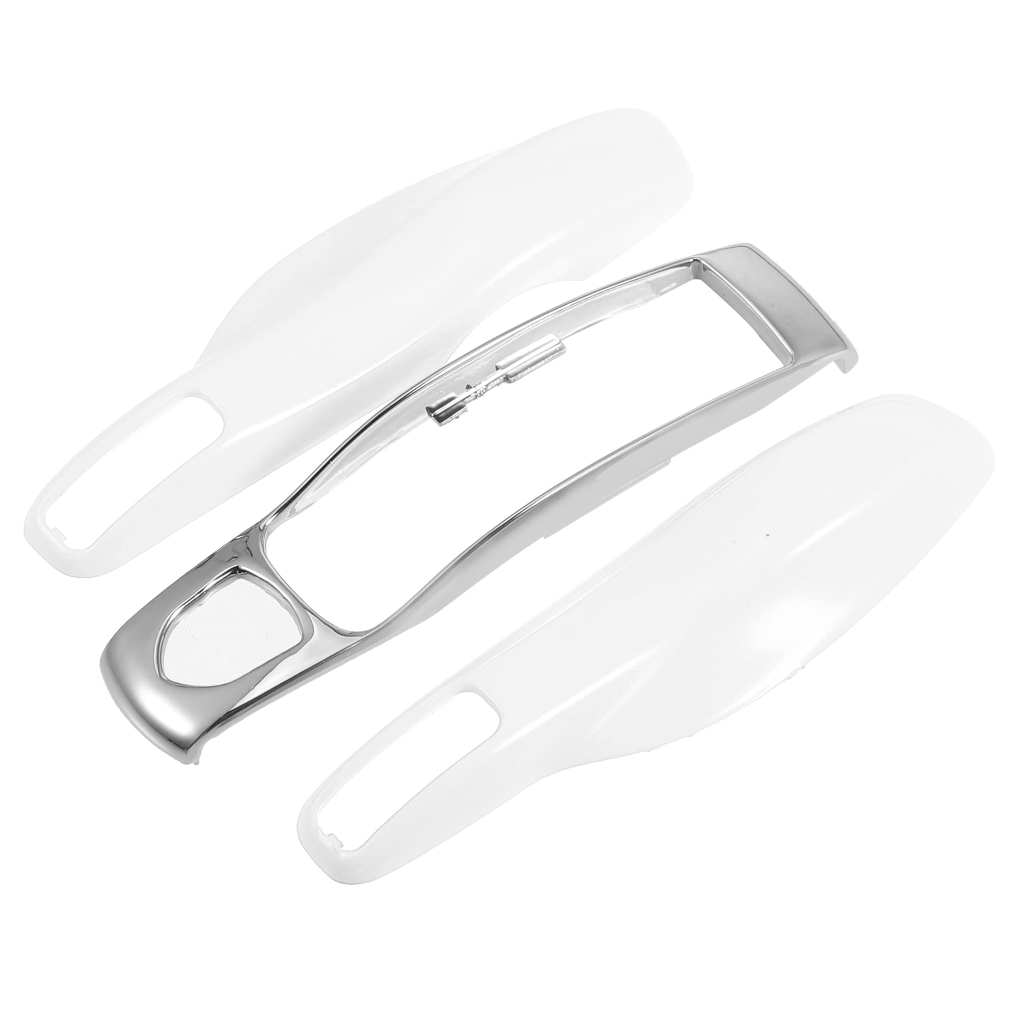 ACROPIX Car Remote Key Cover Case Compatible with Porsche Compatible серебряный