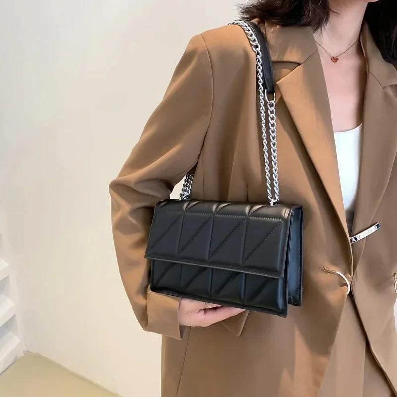 Fashion Women Shoulder Bag Ladies Handle Handbags Chain Strap Crossbody Bags for Women
