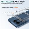 For Motorola Moto G Stylus 5G (2025)/Edge 60 Stylus 5G Clear Case TPU+Acrylic Shockproof Phone Back Cover