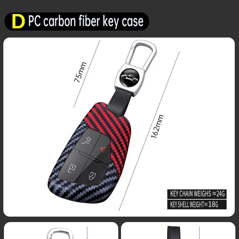 Car Key Cover Fob Case Shell For Gmc Yukon Sierra At4 For Buick Envision S Plus Avenir For Chevrolet Suburban Tahoe