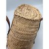 Used LOEWE Basket Bag Raffia Leather Anagram