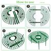 1-3Pcs Green Fruit Plant Support System for Strawberry And Watermelon Easy Setup Garden Protector for Balcony And Raised Bed