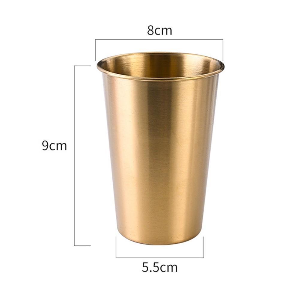 Resilient Stainless Steel Beer Cup Mug for Camping and Party 240 500ml